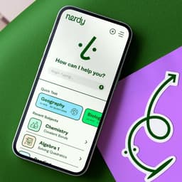 Brand Identity for Nerdy AI Learning App - thumbnail 1