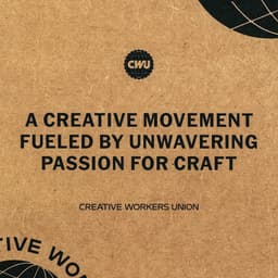 Brand Identity for Creative Workers Union - thumbnail 1