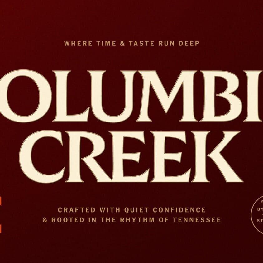 Brand Identity for Columbia Creek Tennessee Whiskey