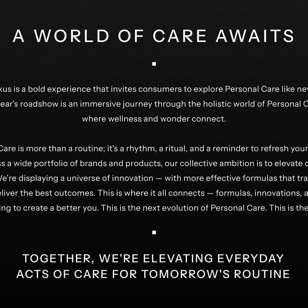 Event Identity for P&G Beautynexus Roadshow