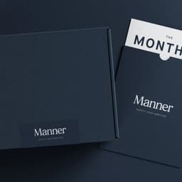 Brand Identity for Manner Men's Lifestyle Service - thumbnail 1