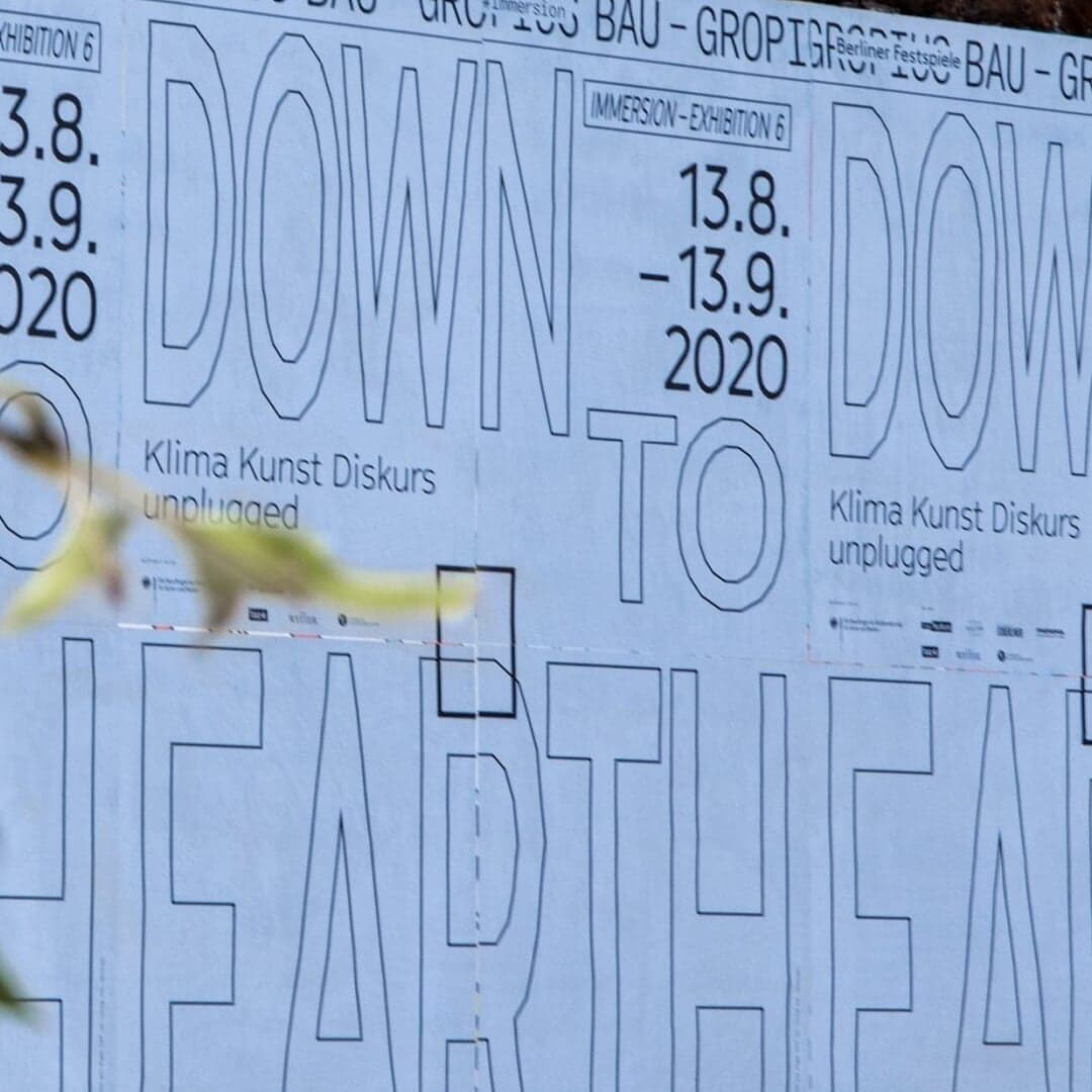 Sustainable Exhibition Identity for Down to Earth