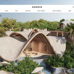 Website Design For Zamaya Resort cover image