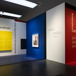 Editorial Design For Piet Mondrian Exhibition cover image