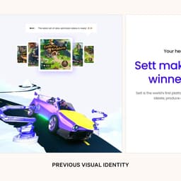 Brand Identity for Sett’s AI Game Creative Platform - thumbnail 1