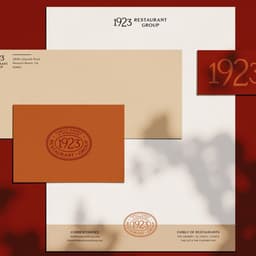 Visual Identity System For 1923 Restaurant Group cover image