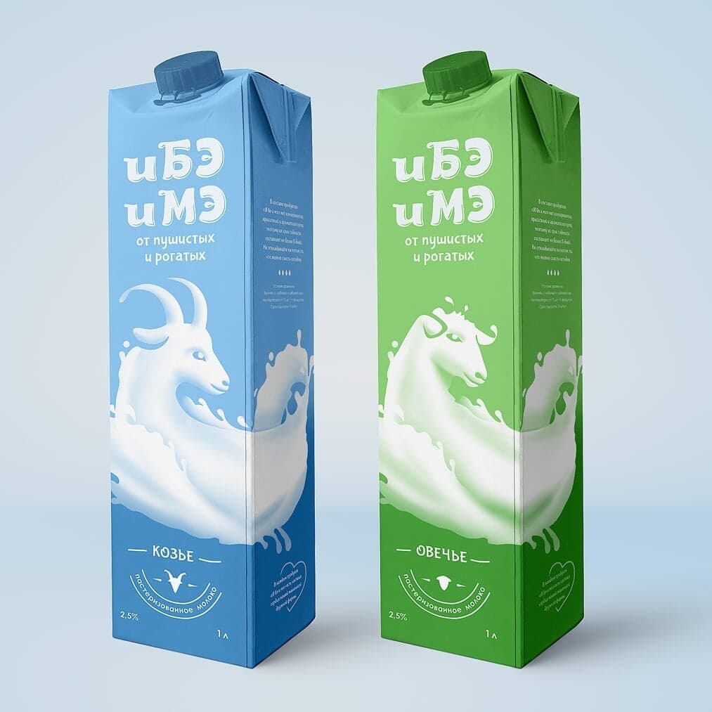 Packaging Design For Eco-farm Dairy Products