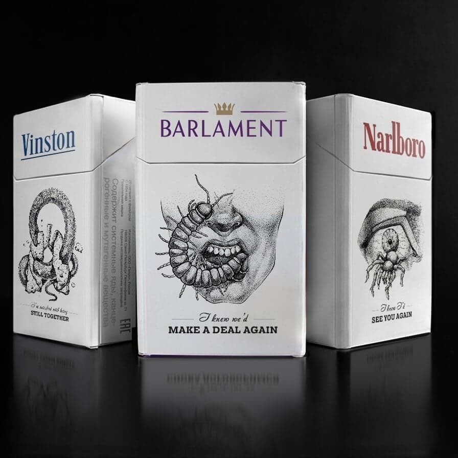 Concept Packaging Design For Cigarettes Anti-concept
