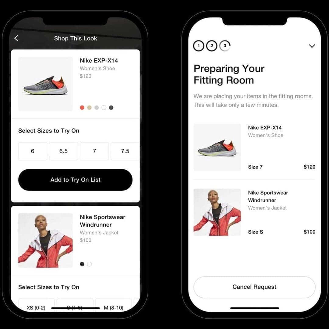 Digital Retail Experience For Nike App