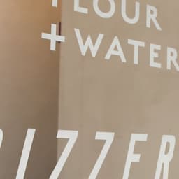 Brand Identity For Flour+water Pizzeria cover image