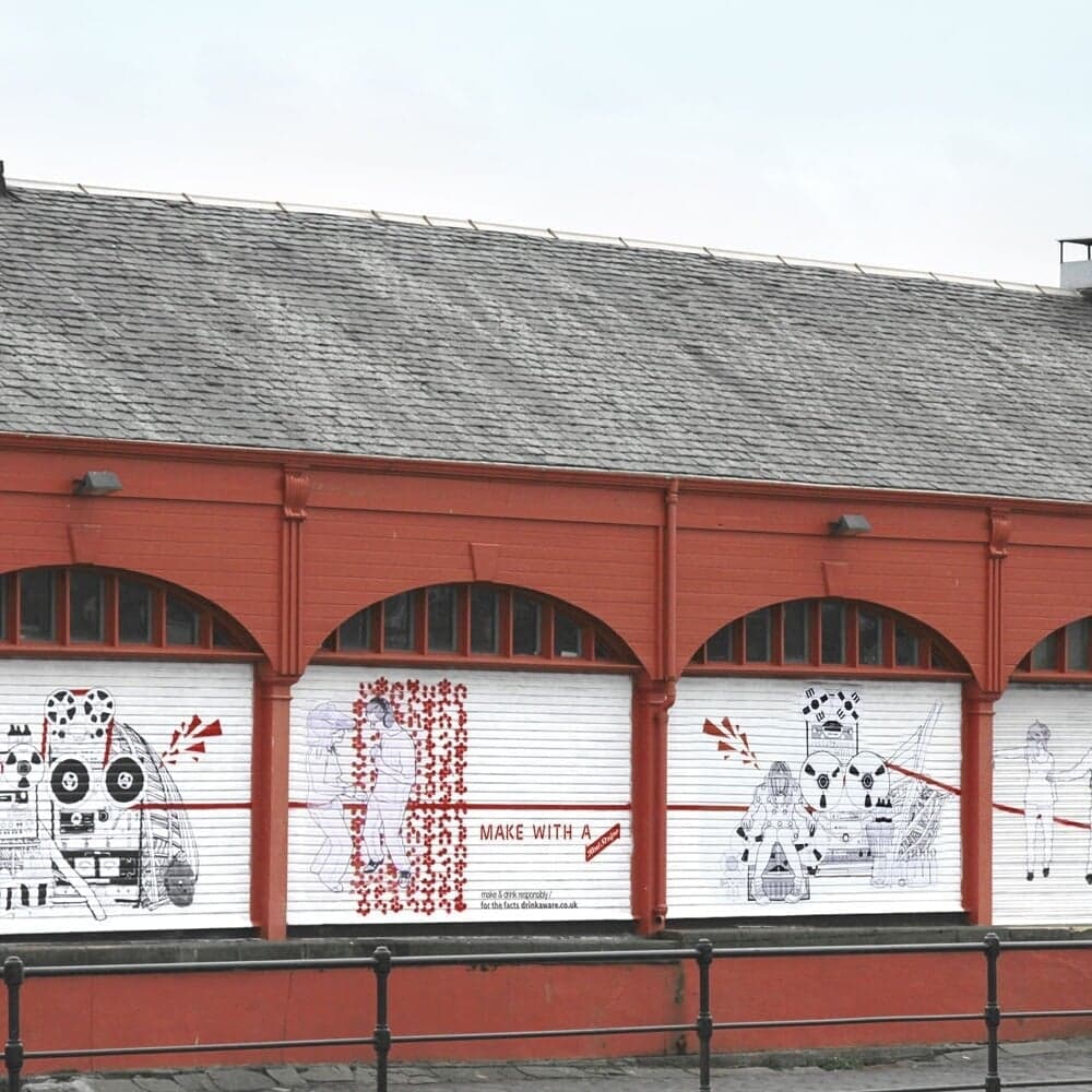 Street Art And Animation Campaign For Red Stripe