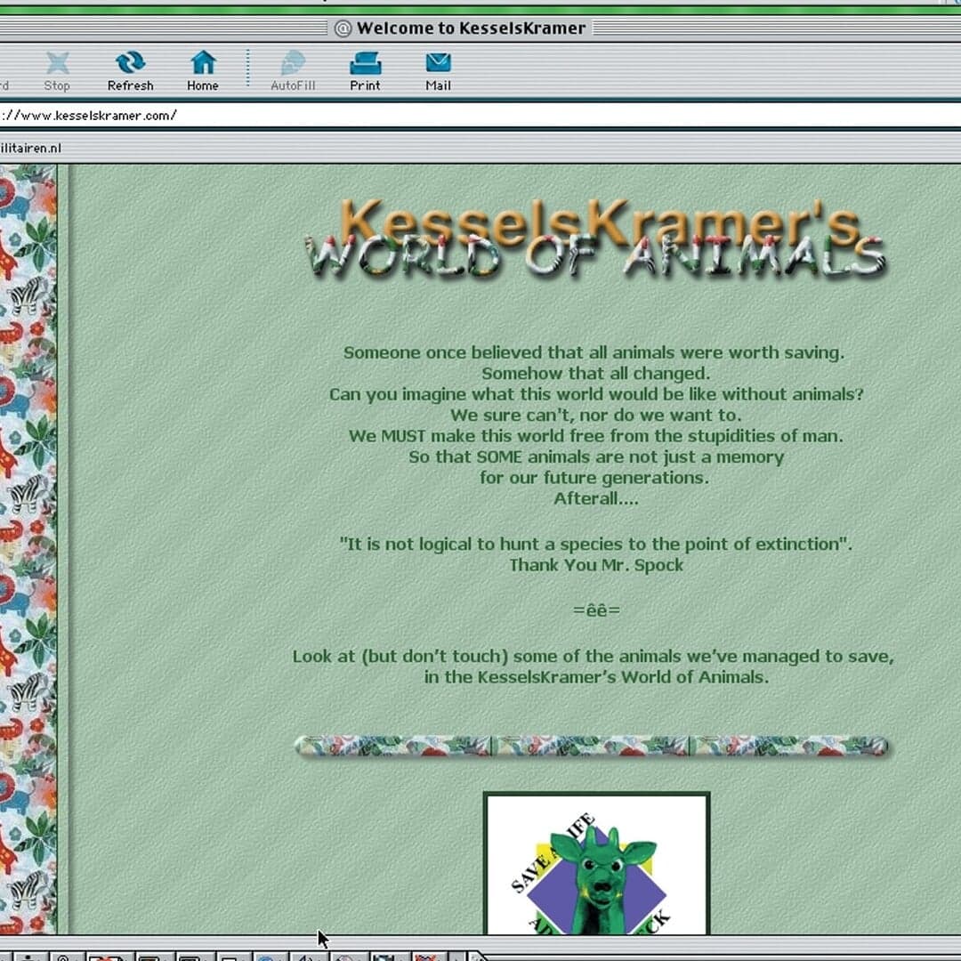 Website Design for KesselsKramer 2002