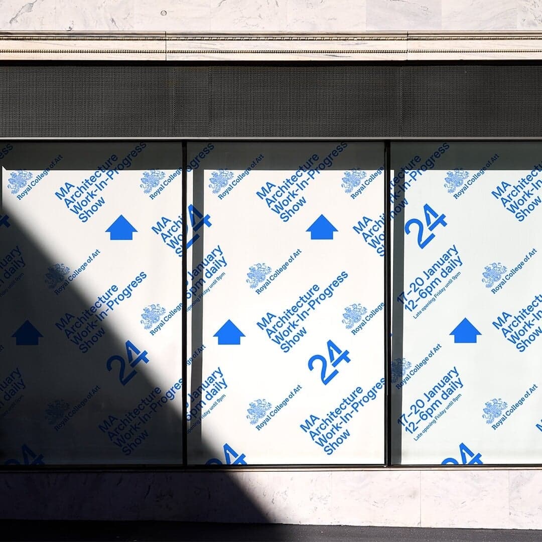 Exhibition Identity For Rca Architecture Work-in-progress Show 2024
