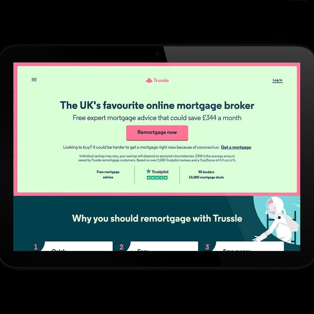 Website Redesign For An Online Mortgage Broker