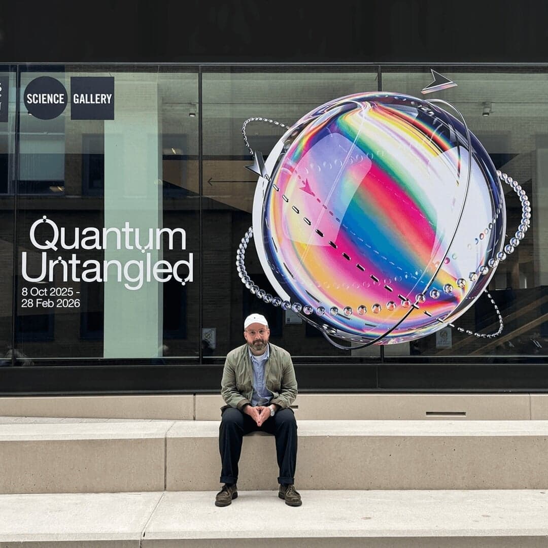 Graphic Identity For Quantum Untangled Exhibition At Science Gallery London