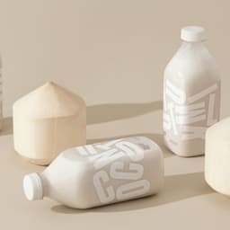 Packaging Design For Grinning Face Coconut Milk cover image