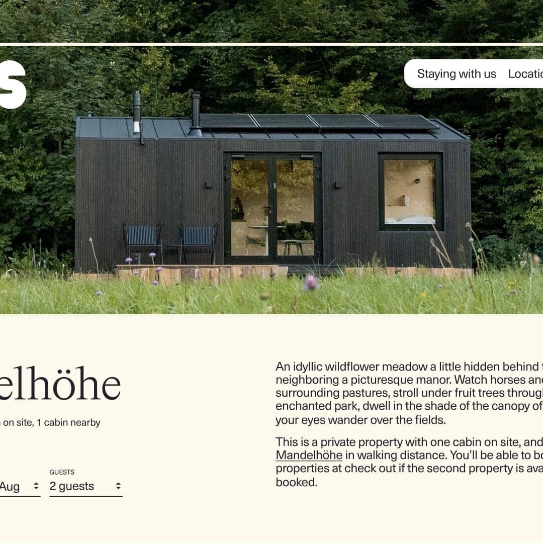 Booking Flow and Design System for Raus