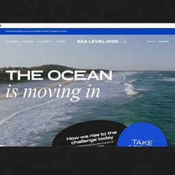 Interactive Website for State of California Sea Level Rise Campaign cover image
