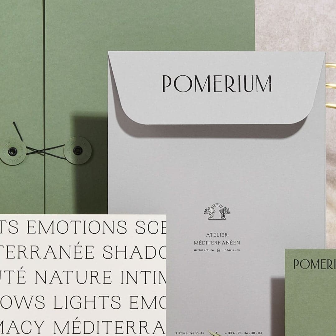 Brand Identity For Pomerium Atelier Méditerranéen