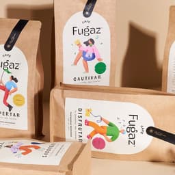 Brand Identity And Packaging For Café Fugaz cover image