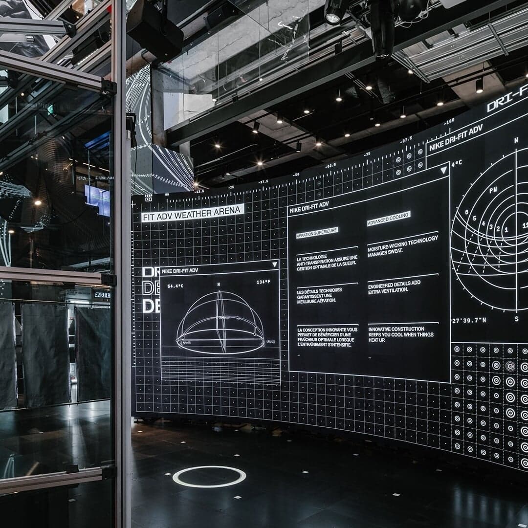 Immersive Installation For Nike Fitadv