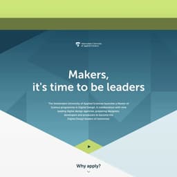 Brand Identity And Digital Platform For Master Digital Design cover image