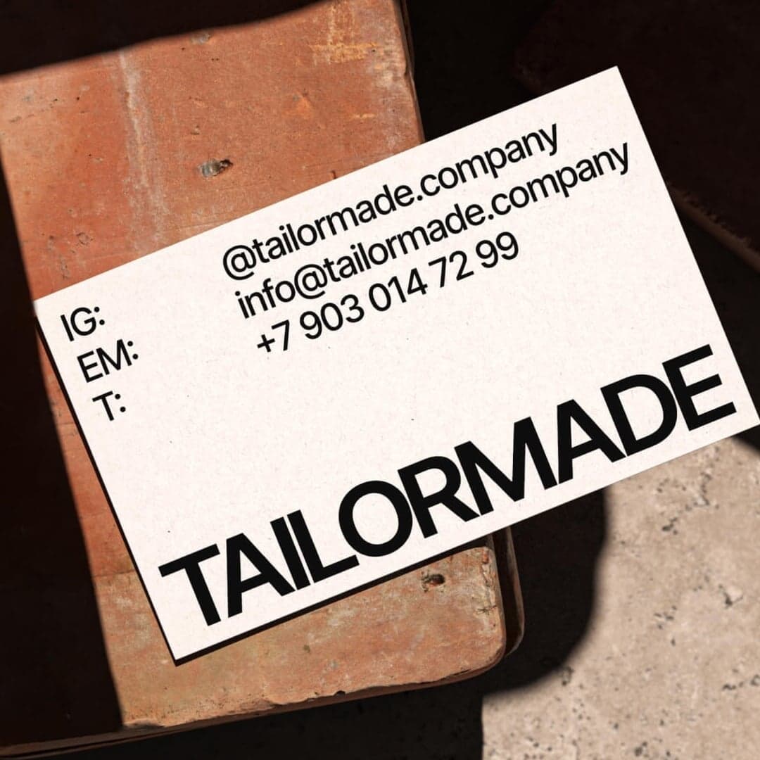 Portfolio Website Design For Tailormade Cg Production