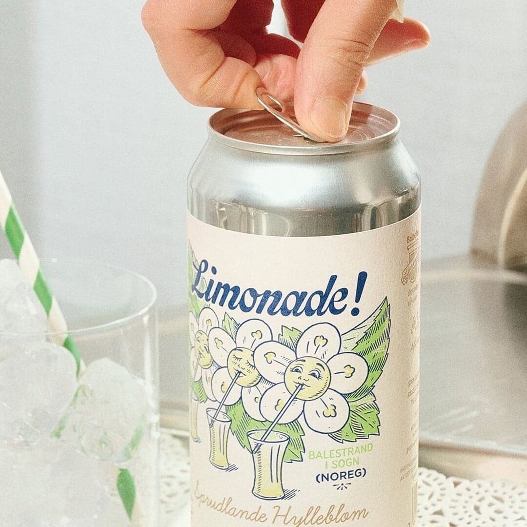 Packaging Design For Balholm Limonade