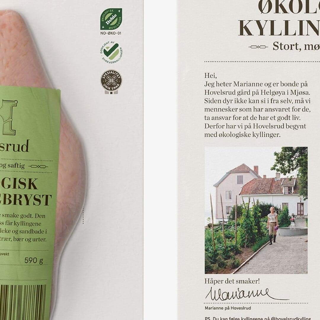 Packaging And Website Design For Hovelsrud Gård