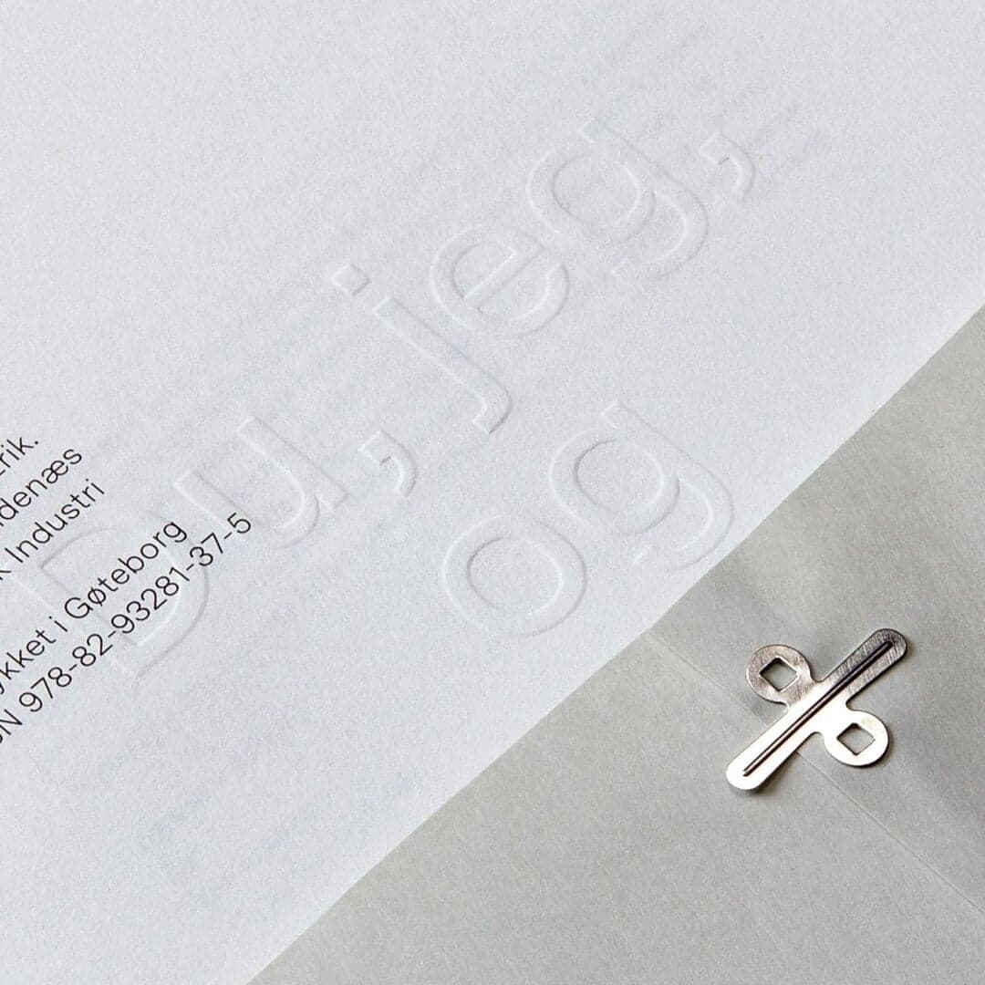 Book Design For Morten Andenæs' Novel 'du, Jeg, Og Erik'