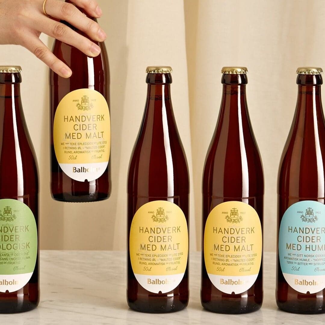 Packaging And Branding For Balholm Handverkcider