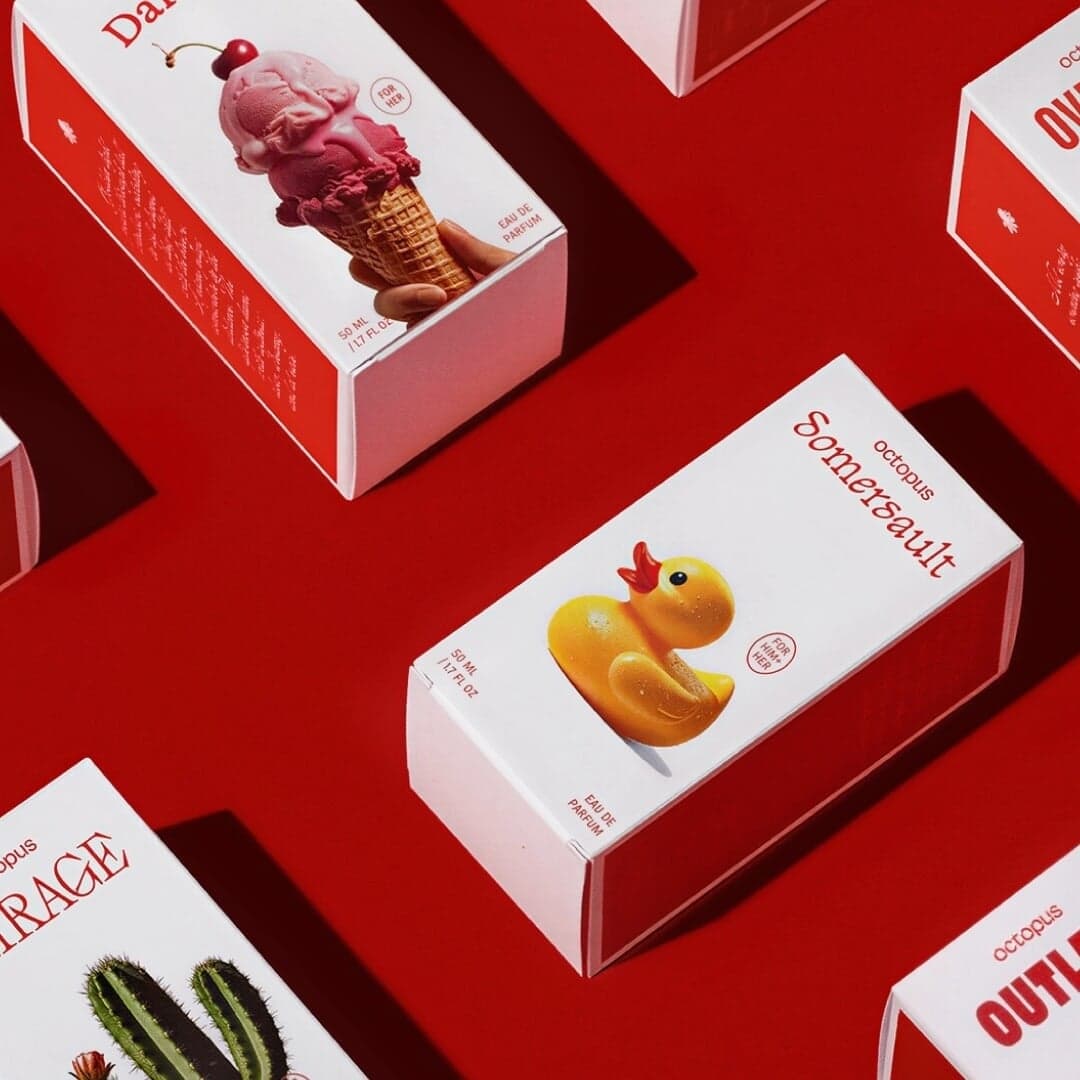 Brand Identity And Packaging For Octopus Perfume