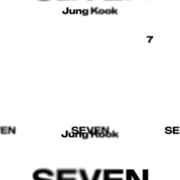 Album Cover and Graphic Identity for Jungkook’s Seven cover image