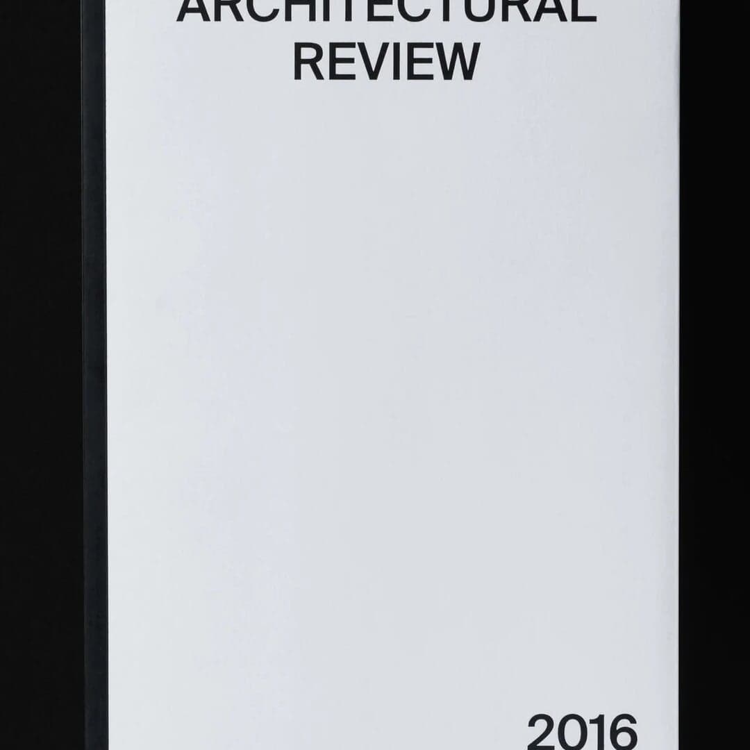 Editorial Design for Architectural Review 2016
