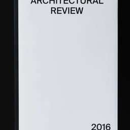 Editorial Design for Architectural Review 2016 cover image