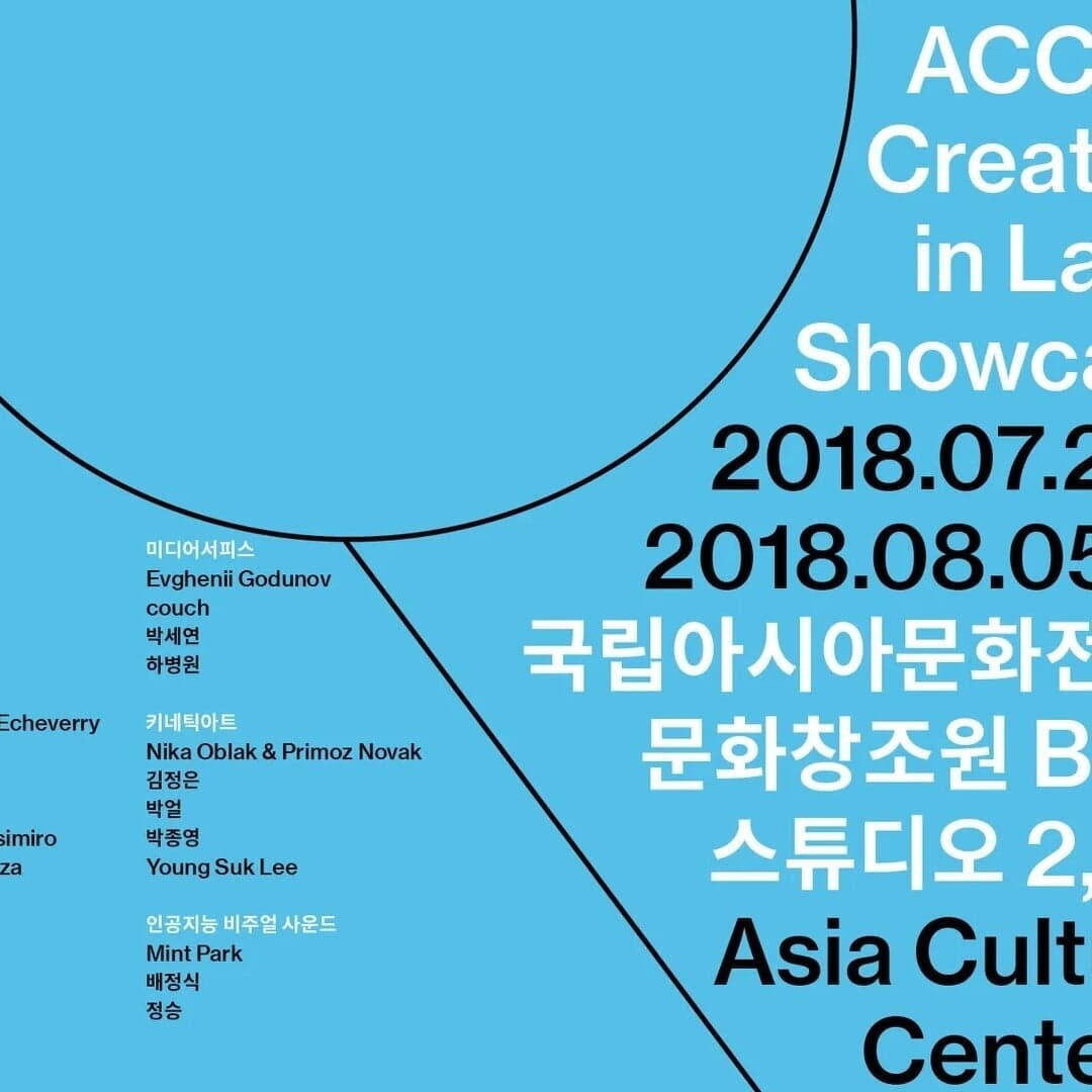 Graphic Identity for ACC_R Creators in Lab Showcase