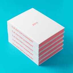 Editorial Design for SM Entertainment's 2015 Yearbook cover image