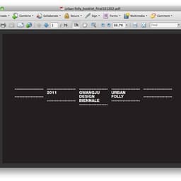 Editorial Design for Urban Folly cover image