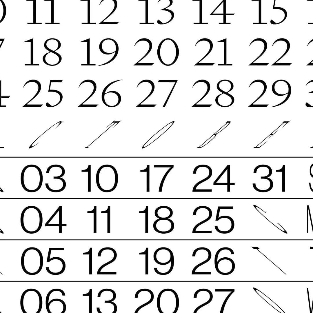 Calendar Design for Korean Society of Typography