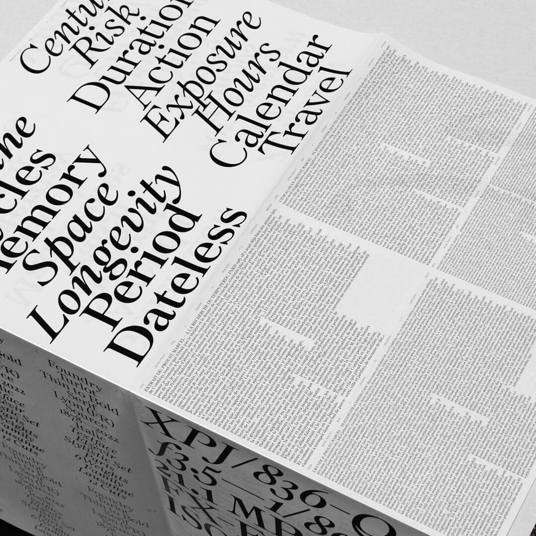 Typeface Design for Editorial Reading
