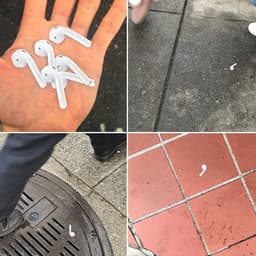 Guerrilla Sticker Installation for an AirPod Prank - thumbnail 1