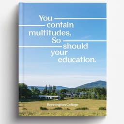 Viewbook And Custom Typeface For Bennington College cover image