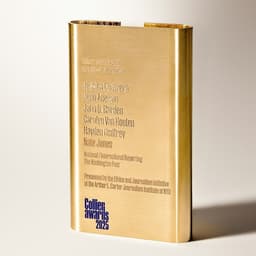 Award Design For The Peter F. Collier Award For Ethics In Journalism cover image