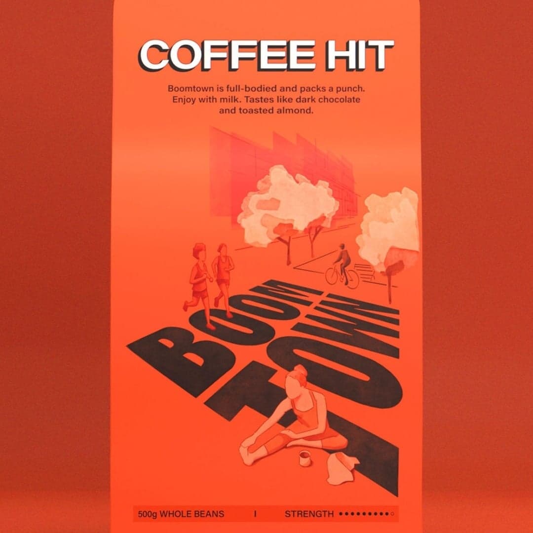 Branding and Packaging for Coffee Hit