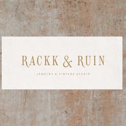 Brand Identity For Rackk & Ruin Jewelry And Vintage Studio cover image