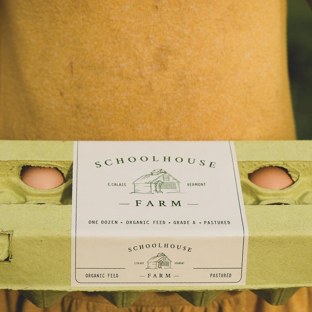 Brand Identity For Schoolhouse Farm Vermont