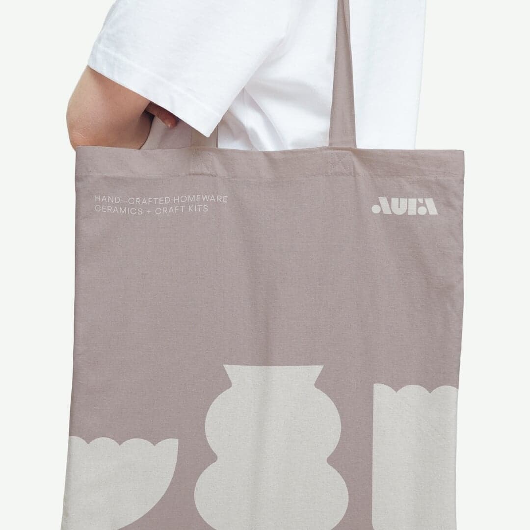 Visual Identity for Aura Living Ceramics