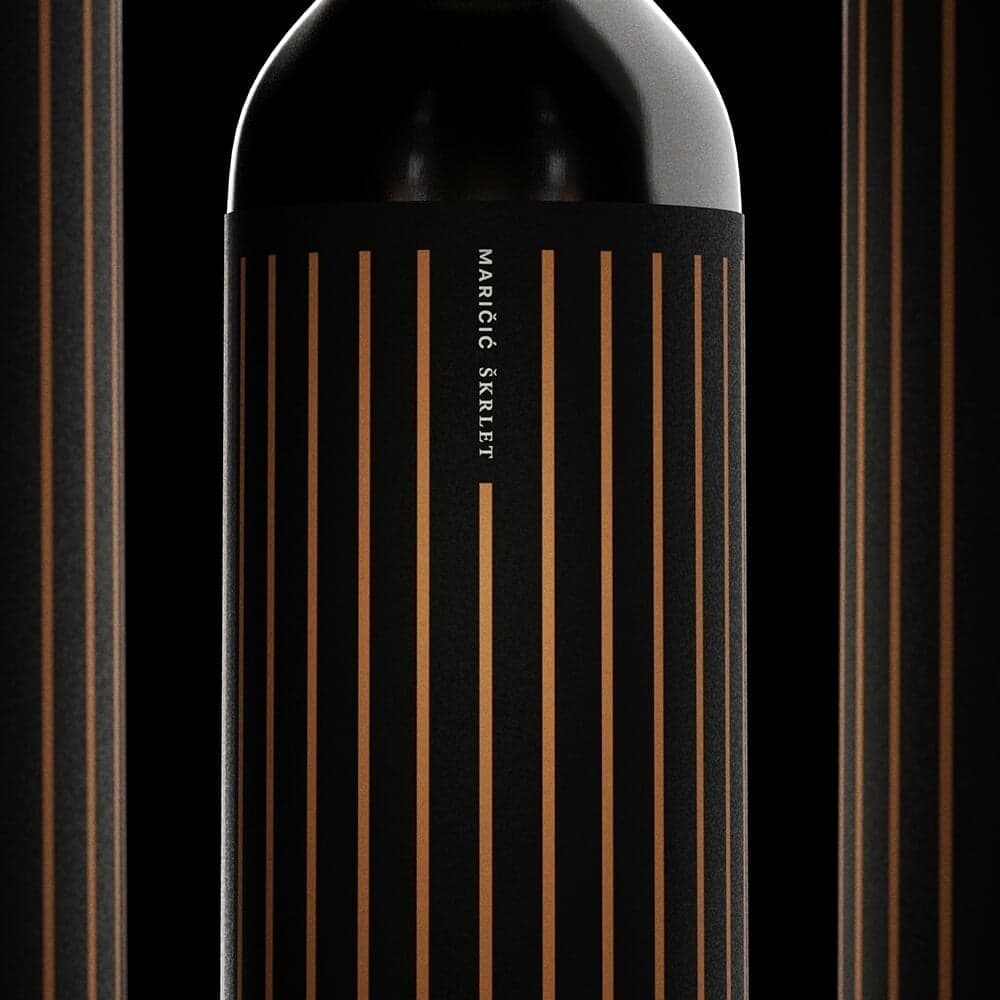 Packaging Design For Maričić Škrlet Wine