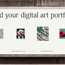 Brand Identity and Website for Fountain Crypto Art Brokerage - thumbnail 1
