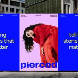 Brand Identity for Pierced Podcast Network cover image